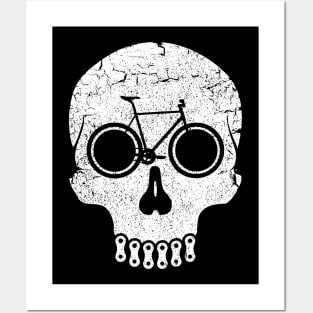 Bike Skull Posters and Art